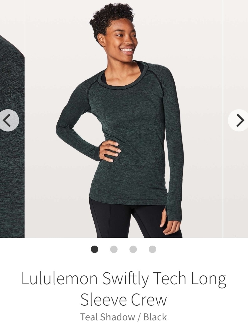 lululemon athletica Swiftly Tech Long Sleeve Crew Size 10